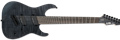 LTD DELUXE M-1007 Multi Scale See Thru Black Satin 7-String Electric Guitar  