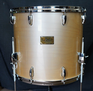 USED - Pearl Masters Studio Series 18" Birch Floor Tom w/ Legs - Platinum Mist Lacquer | 16x18"