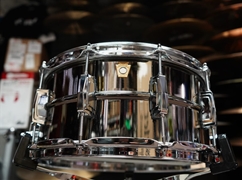 Ludwig/USA 6.5x14'' Black Beauty Supra-Phonic Seamless Brass Snare Drum #LB417
