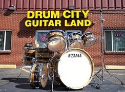 Tama CK72SNET Superstar Classic 7pc Drum Set Natural Ebony Tiger Wrap