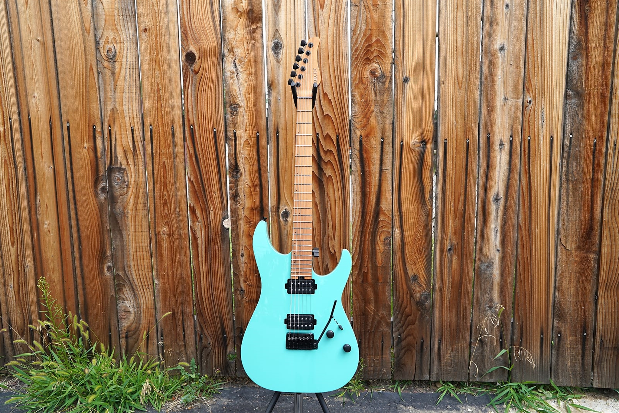 Schecter USA CUSTOM SHOP Aaron Marshall AM-6 Pale Emerald 6-String 