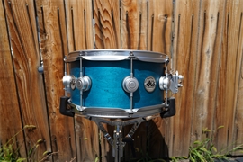 DW USA Collectors Series - Azure Blue 6 x 13" Maple Snare Drum