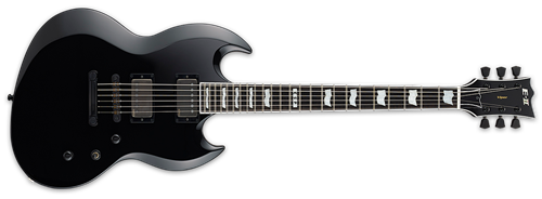 ESP E II Viper Black 6 String Electric Guitar