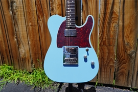 Schecter USA CUSTOM SHOP PT Custom Wembley Daphne Blue Aged Nitro   6-String Electric Guitar  2023