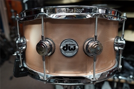 DW USA Collector's Series #DRVZ6514SKC Heavy Knurled Bell Bronze Solid 3mm shell 6.5x14'' Snare