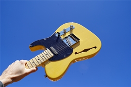 G&L USA ASAT Classic Semi-Hollow Butterscotch Blonde 6-String Electric Guitar 2022