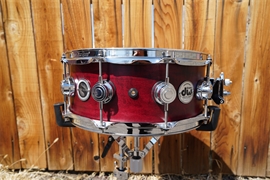 DW USA Collectors Series Cherry Stain Satin Oil | SUPER SOLID 5.5X14'' Pure Maple Snare Drum (2022)