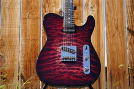 G&L USA CUSTOM SHOP ASAT Classic Crimson Burst  6-String Electric Guitar  