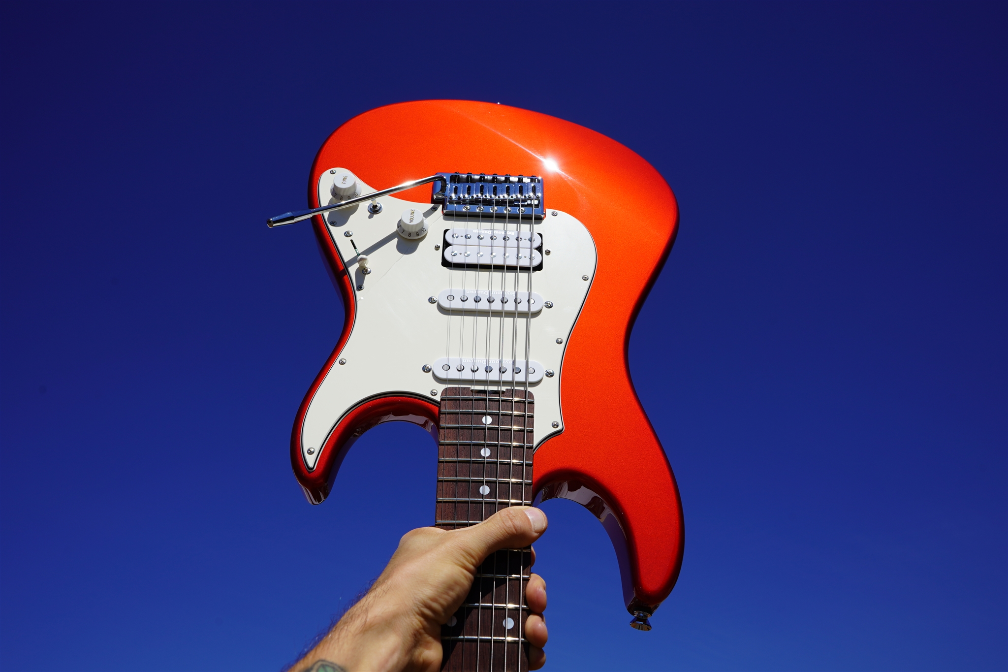 ESP Original Custom Shop Snapper-7 AL/R Vintage Candy Apple Red 7-String  Electric Guitar
