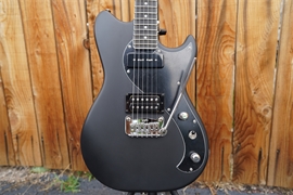 G&L USA Fallout Jet Black Satin Frost  w/Tremolo 6-String Electric Guitar 2022