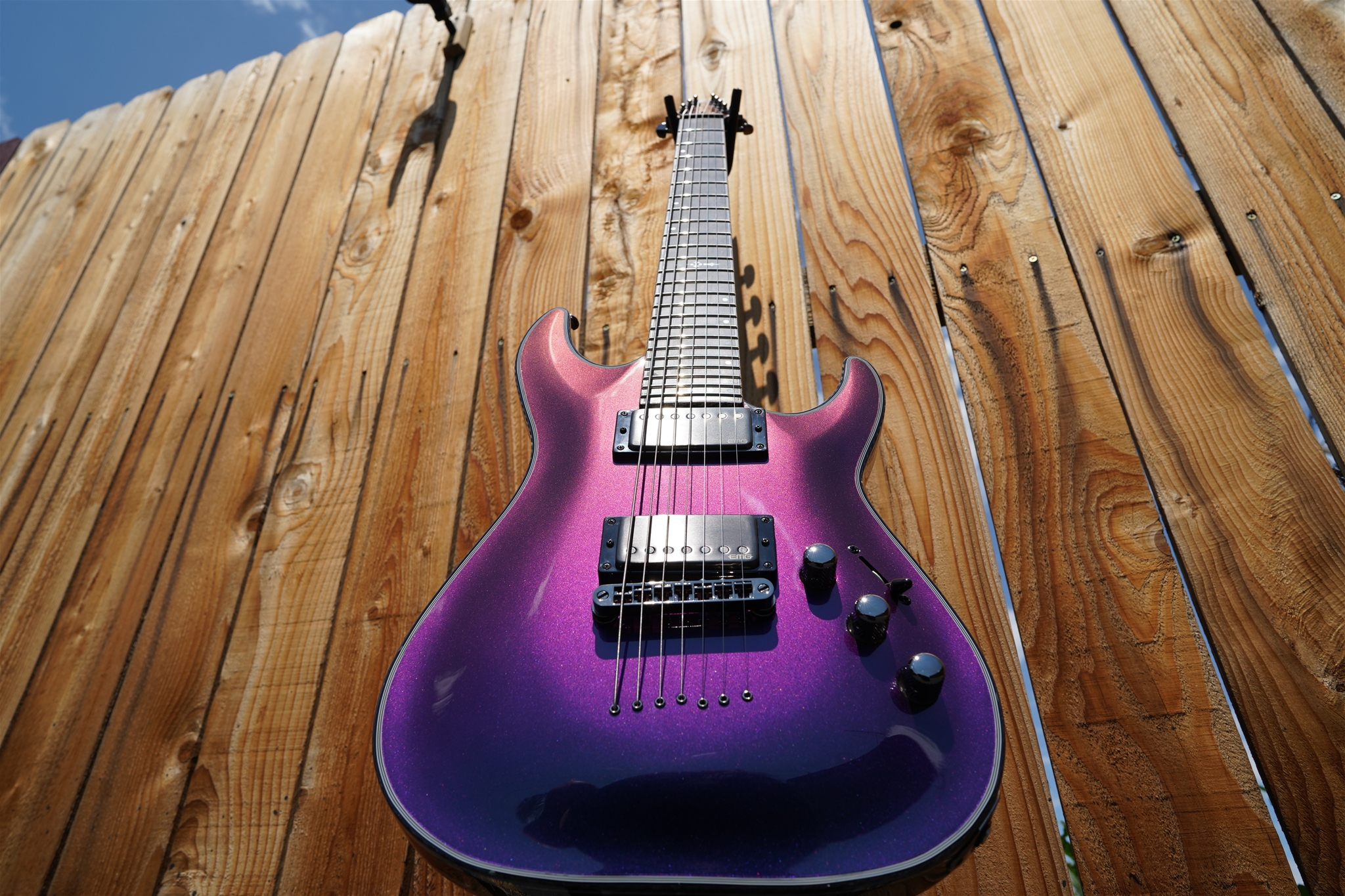 Schecter DIAMOND SERIES HELLRAISER HYBRID C-7 Ultra Violet 7-String  Electric Guitar