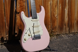 Schecter USA CUSTOM SHOP MASTERWORKS PROTOTYPE Nick Johnston Atomic Coral Aged Nitro Left Handed 6-String Electric Guitar  