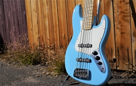 G&L USA Fullerton Deluxe  JB-5 Himalayan Blue   5-String Electric Bass Guitar 2021
