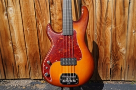 G&L USA Kiloton FRETLESS Old School Tobacco Sunburst  Left Handed 4-String Electric Bass Guitar 2022