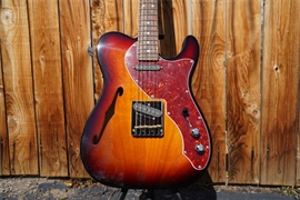 G&L USA ASAT Classic Thinline 3-Tone Sunburst 6-String Electric Guitar 2022