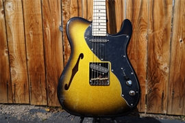 G&L USA ASAT Classic Thinline 2-Tone Goldburst 6-String Electric Guitar 2022