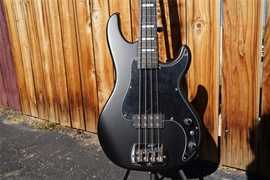 G&L USA Kiloton Jet Black Satin Frost  4-String Electric Bass Guitar 2022