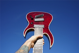 B.C. Rich Shredzilla Prophecy Archtop Fanned Fret-8 Black Cherry  8-String Electric Guitar  