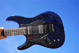 Schecter DIAMOND SERIES Sun Valley Super Shredder FR/S Blue Reign  Left Handed 6-String Electric Guitar  