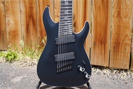 Schecter DIAMOND SERIES C-8 MS SLS ELITE "EVIL TWIN" Satin Black 8-String Electric Guitar 2021