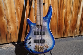 Ibanez SR2605L CBB Cerulean Blue Burst Left Handed 5-String Electric Bass Guitar 2023