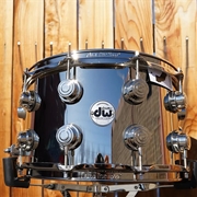 DW USA Collectors Series 8 x 14" Nickel Over Brass Snare Drum w/ Nickel Hardware (2023)