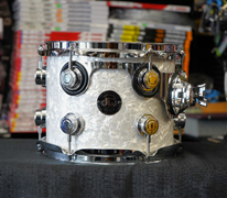 USED - DW USA Collectors Series 10" Maple Standard Tom w/ Rings & Mount - Vintage Classic Marine Pearl | 8x10"