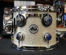 DW USA Collectors Series 10" Pure Maple Tom - Broken Glass Sparkle/FP | 8 x 10"