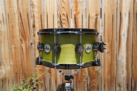 DW USA Collectors Series - Intense Lime Green Satin Oil - 6.5 x 14" Snare Drum