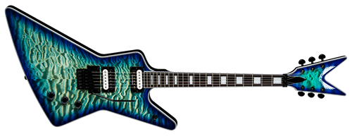 Dean Z Select Floyd Quilt Top Ocean Burst 6-String Electric Guitar
