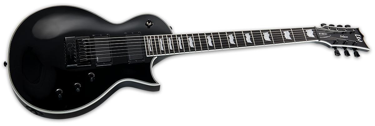 LTD DELUXE SERIES EC 1007 EVERTUNE Black 7 String Electric Guitar