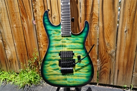 ESP USA M-I DX FR   Dark Lime Sunburst 6-String Electric Guitar 2023