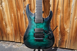ESP E-II  HORIZON FR-7 Black Turquoise Burst 7-String Electric Guitar  2023