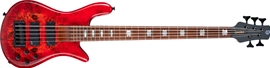 Spector Eurobolt-5    Inferno Red 5-String Electric Bass 