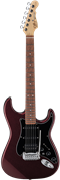 G&L USA Fullerton Deluxe Legacy HSS Ruby Red Metallic/Caribbean Rosewood 6-String Electric Guitar 2022
