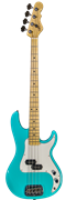 	G&L USA Fullerton Deluxe SB-1 Turquoise/Maple  4-String Electric Bass Guitar  