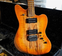 G&L USA CUSTOM SHOP Doheny RMC - Honeyburst Spalted Flame Maple Top 6-String Electric Guitar
