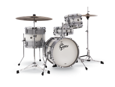 Gretsch USA Brooklyn Series 3pc Maple/Poplar Shell Pack SILVER MIST DUCO | 18/14/12"