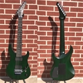  GJ2 Arete Custom-7FR  Trans Emerald Satin   7-String Electric Guitar 	 