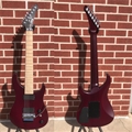 GJ2 Arete Custom-7FR  Trans Purple Satin      7-String Electric Guitar 	 
