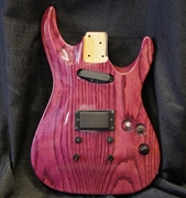 1998 ESP LTD H-2 Ash Guitar Body - See Thru Purple - Made in Korea