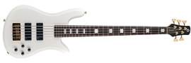 Spector NS Icon Bolt-on 5  White Gloss 5-String Electric Bass Guitar