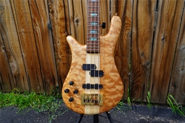 	Spector USA NS-2 Quilted Maple/Solid Wings/ Oil finish Left Handed 4-String Electric Bass Guitar 2023