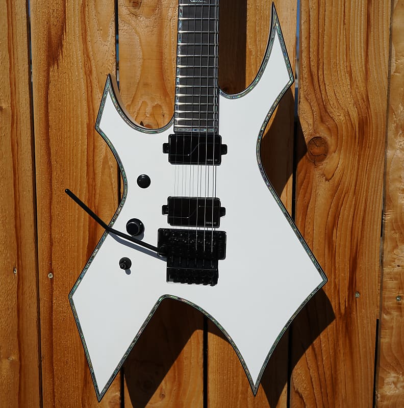 BC RICH Warlock ExtremeFR Matte White Left Handed 6String Electric Guitar 2020