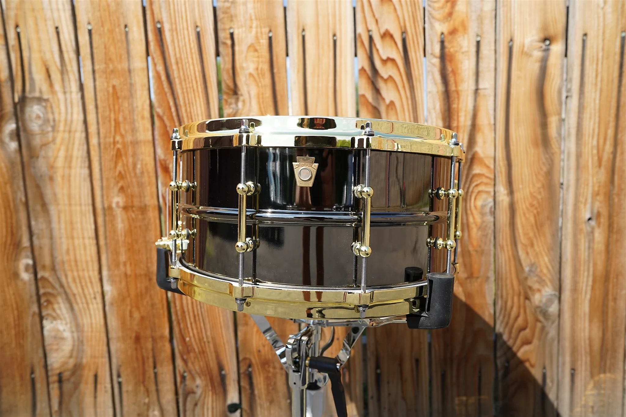 Ludwig USA LB417BT Black Beauty Brass Shell 6.5 x 14 Snare Drum w