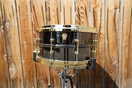 Ludwig USA LB417BT Black Beauty Brass Shell 6.5 x 14" Snare Drum w/ Brass Hardware