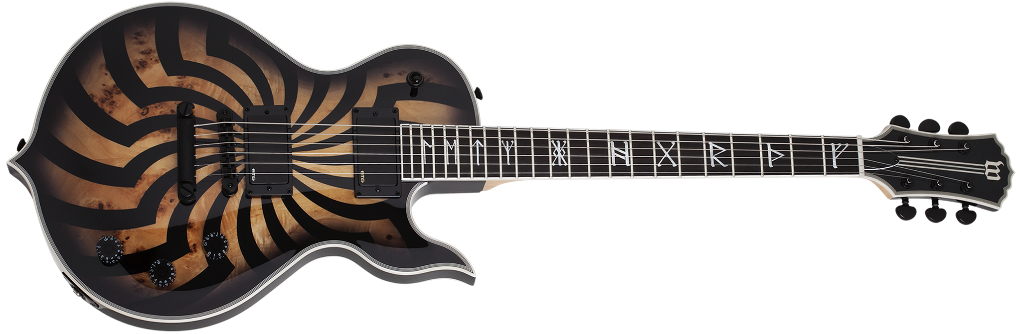 orden Opiáceo dirección Wylde Audio Odin Grail Charcoal Burst 6-String Electric Guitar