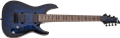 Schecter DIAMOND SERIES Omen Elite-7 See Thru Blue Burst 7-String Electric Guitar  