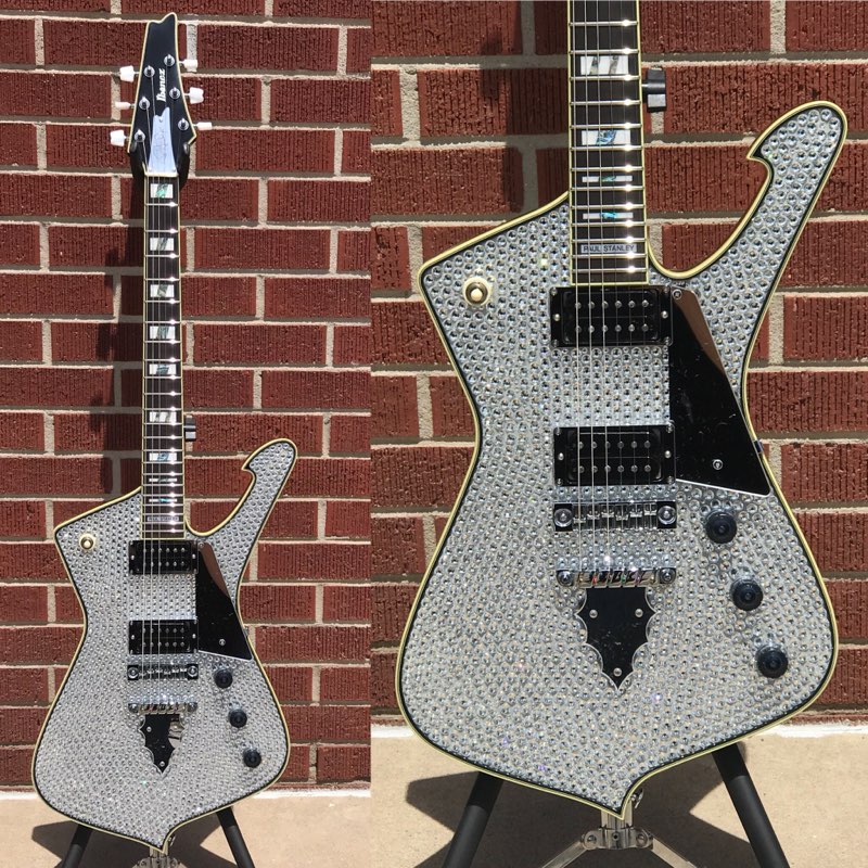 IBANEZ PS1DM Paul Stanley Rhinestone Iceman 6String Electric Guitar