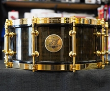Pearl/Japan M-1946 50th Anniversary 5.5x14" Maple Snare Drum - Blackmist Lacquer